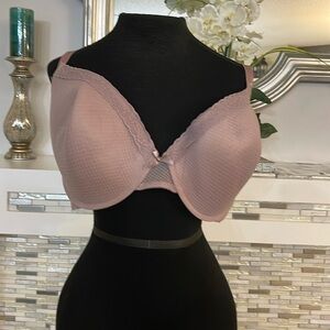 Ashley Stewart lavender underwire bra size 44 DDD